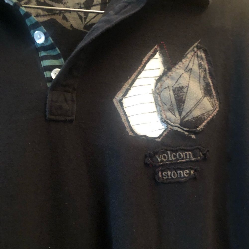 Volcom Long Sleeve Double Layer Tailored Polo Shi… - image 2